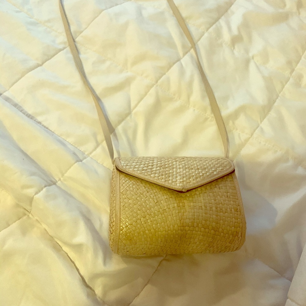 Vintage straw purse